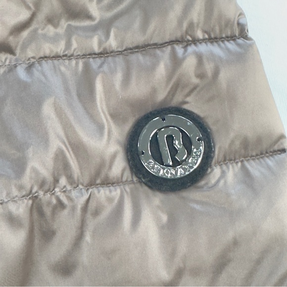 Bernardo Insulated Puffer Bomber Jacket Water Resistant Moonrock Size Large - Picture 6 of 15